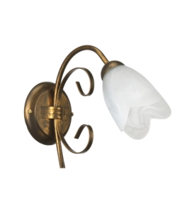 APPLIQUE 1 LUCE ONLI "ODINO" BRONZO E14